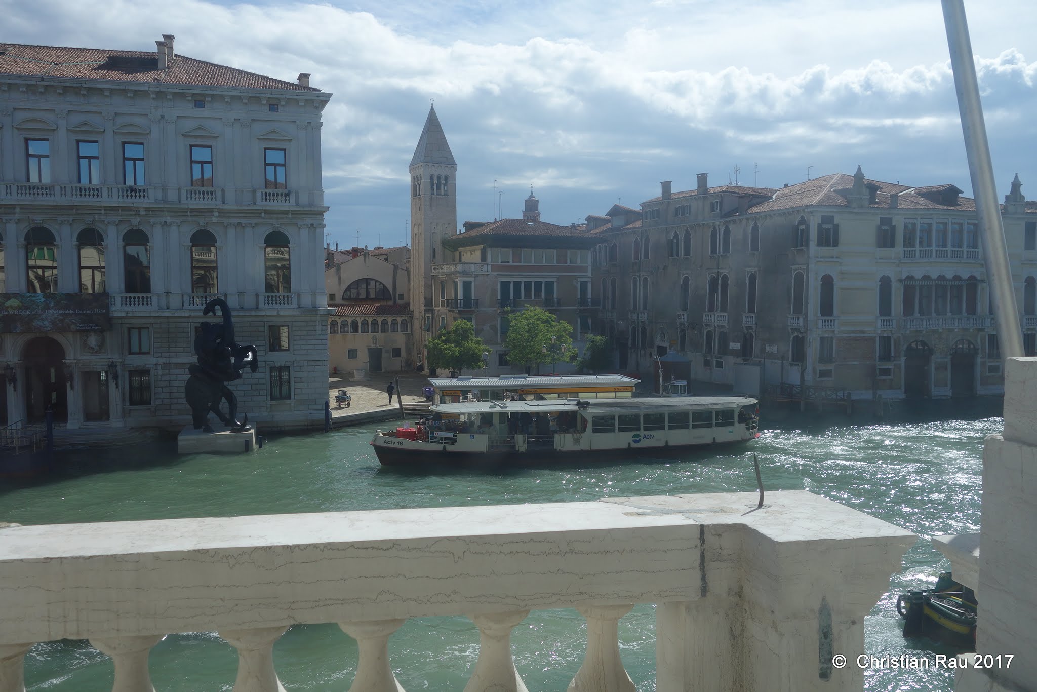 Ca Rezzonico : vue sur le Grand Canal et Campo San Samuele