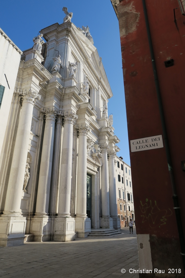 L'église des Jésuites dans le Cannaregio