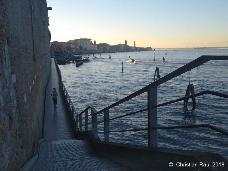 Passerelles des rivages nord de l'Arsenal