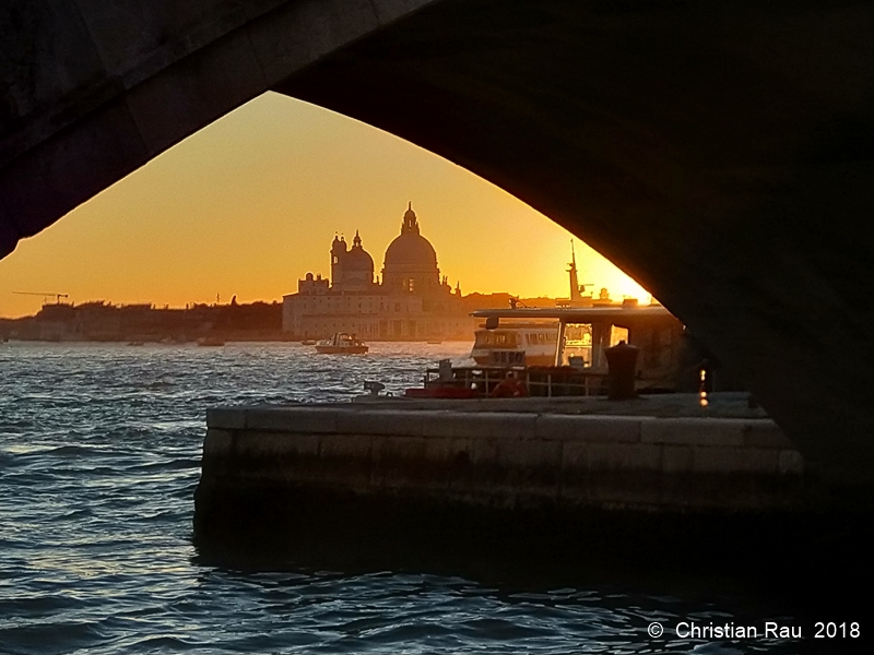 Coucher de soleil sur la Salute, Riva Ca di Dio