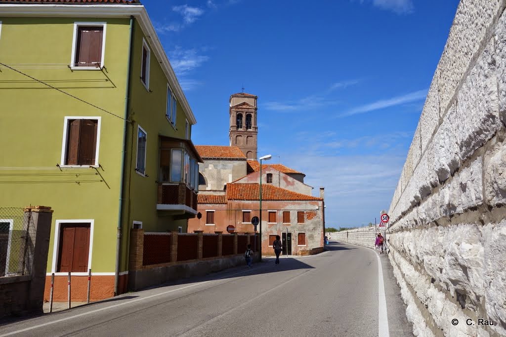 Pellestrina, protégée par sa digue Pellestrina, protégée par sa digue