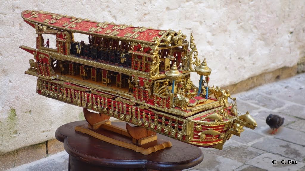 Maquette d'un bateau d'apparat