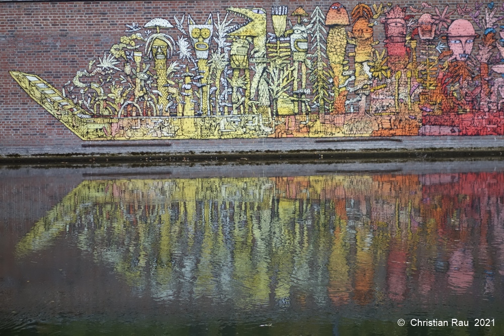 Street Art au quartier Saint-Leu (vieil Amiens) - C. Rau  2021-10
