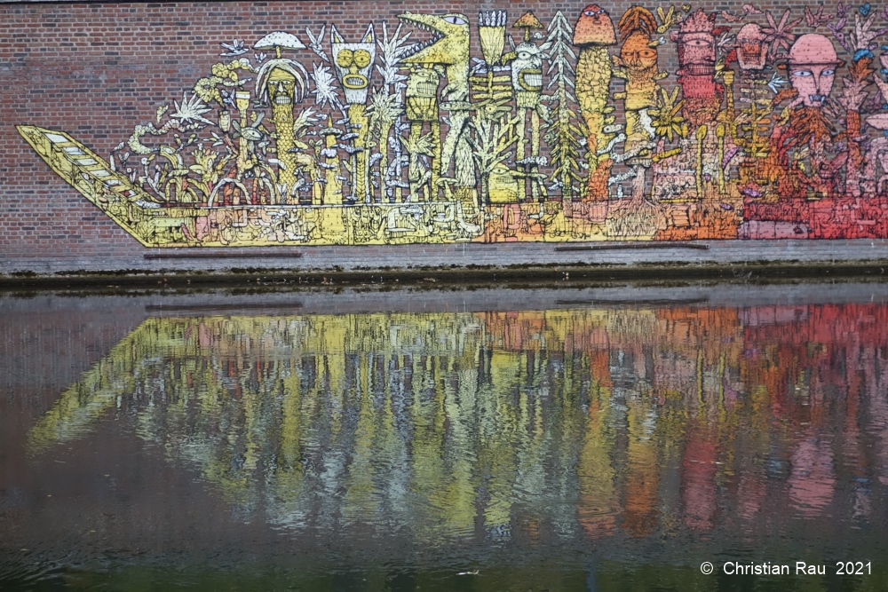 Street Art au quartier Saint-Leu (vieil Amiens) - C. Rau  2021-10