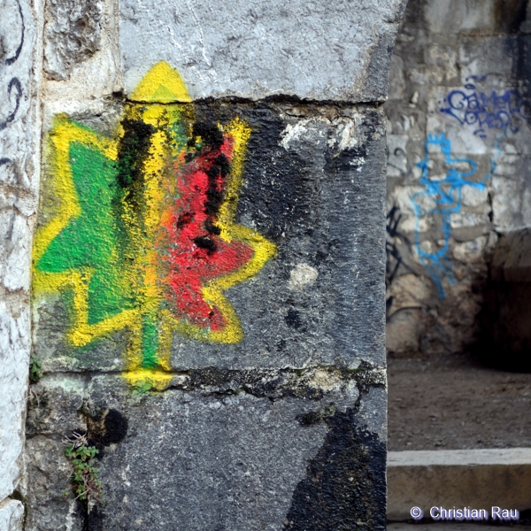 Graffs sur les fortifications de la Bastille... (2018)