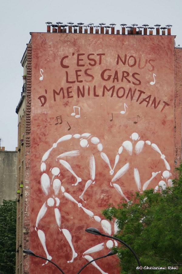 Street Art à Paris (20e) - C. Rau,  mai 2019