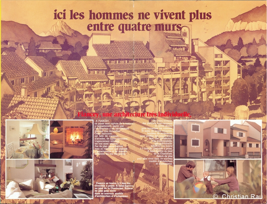 Publicité pour la ZAC de Francey en 1980 Publicité pour la ZAC de Francey en 1980